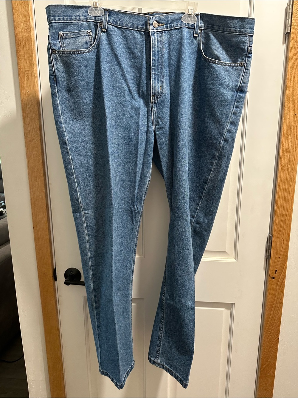 George Women's Straight-Leg Light Blue Jeans